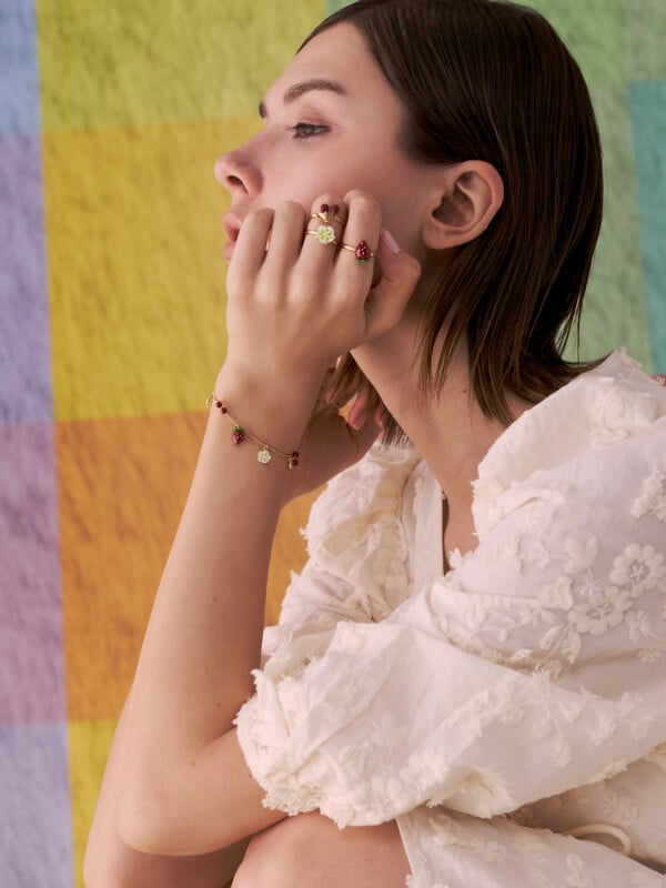 Women’s Francie charm bracelet and Francie cherry ring - CHARLES & KEITH