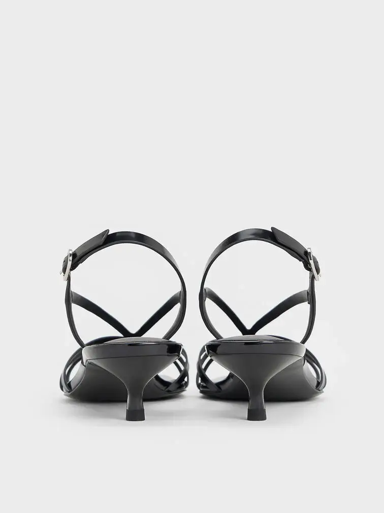 Low kitten heels are a stylish and comfortable footwear choice, offering a modest lift. 