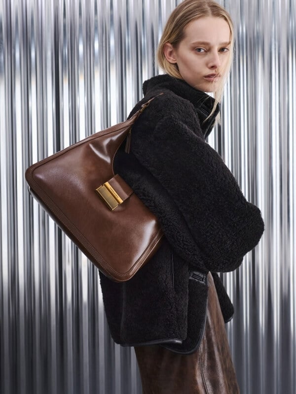 Women’s dark brown Charlot hobo bag – CHARLES & KEITH