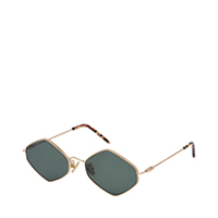 Thin Metal Frame Geometric Sunglasses