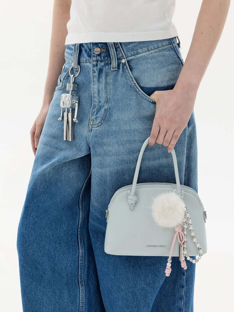 Trendy bag charms are a budget-friendly Christmas gift that also works perfectly as stocking stuffers. 