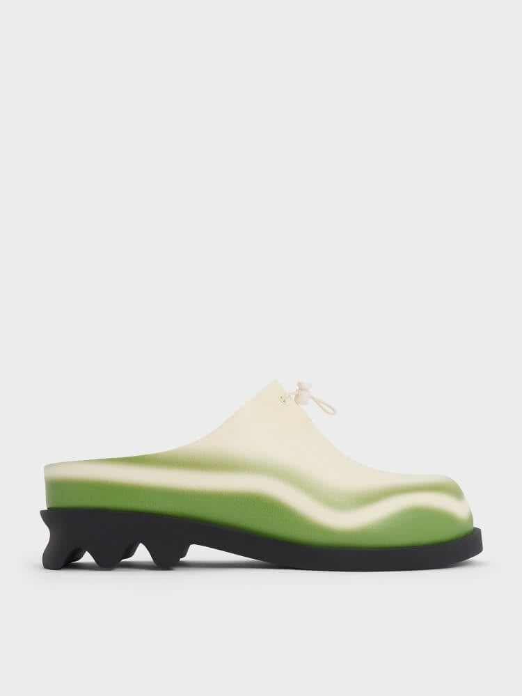 Women’s gradient wave slip-on mules