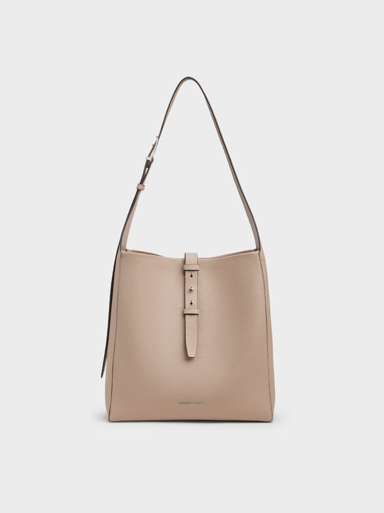 Women’s Hazel bow elongated trapeze shoulder bag in sea salt blue – CHARLES & KEITH TH