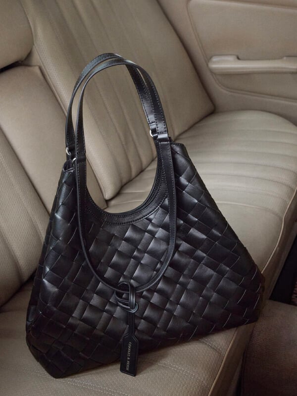 Women’s Ivette woven tote bag - CHARLES & KEITH