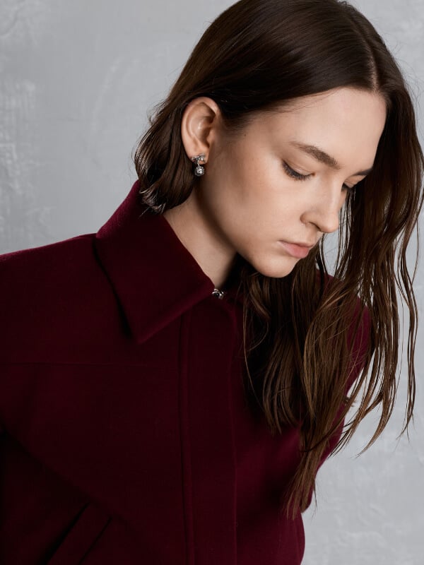 Women’s Athalia Crystal-Embellished Bow Snowflake-Ball Drop Earrings - CHARLES & KEITH