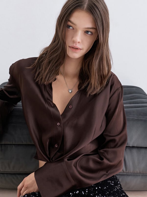 Women’s silver Annalise heart necklace - CHARLES & KEITH