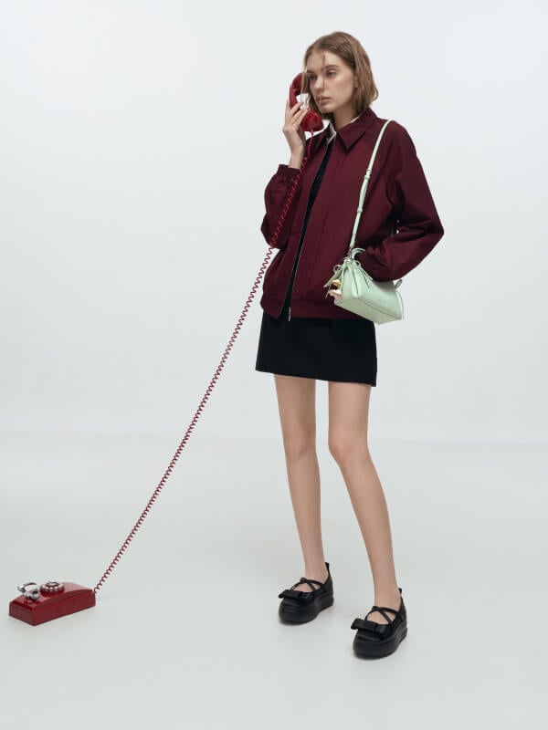 Women’s mint green Hazel bow top handle bag - CHARLES & KEITH