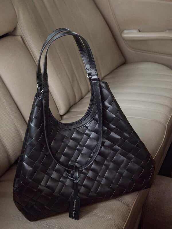 Women’s Ivette woven tote bag - CHARLES & KEITH