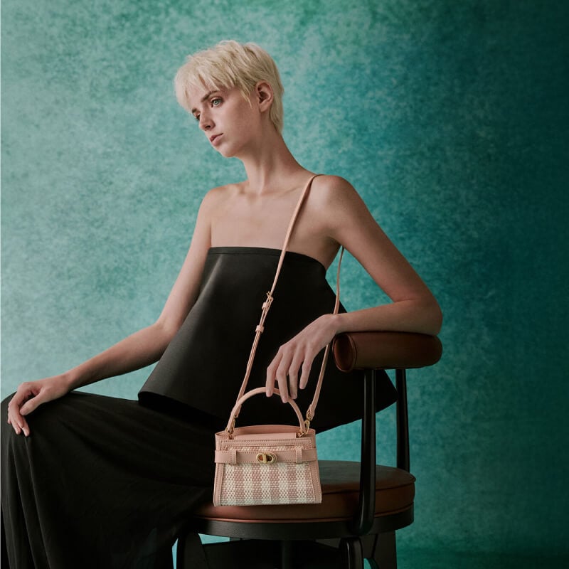 Faux Suede Crossover Espadrille Wedges in Sand and Crossover Espadrille Wedges in Brown - CHARLES & KEITH