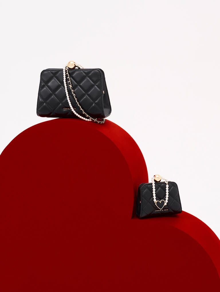 Women’s gift set: mini quilted chain bag – CHARLES & KEITH
