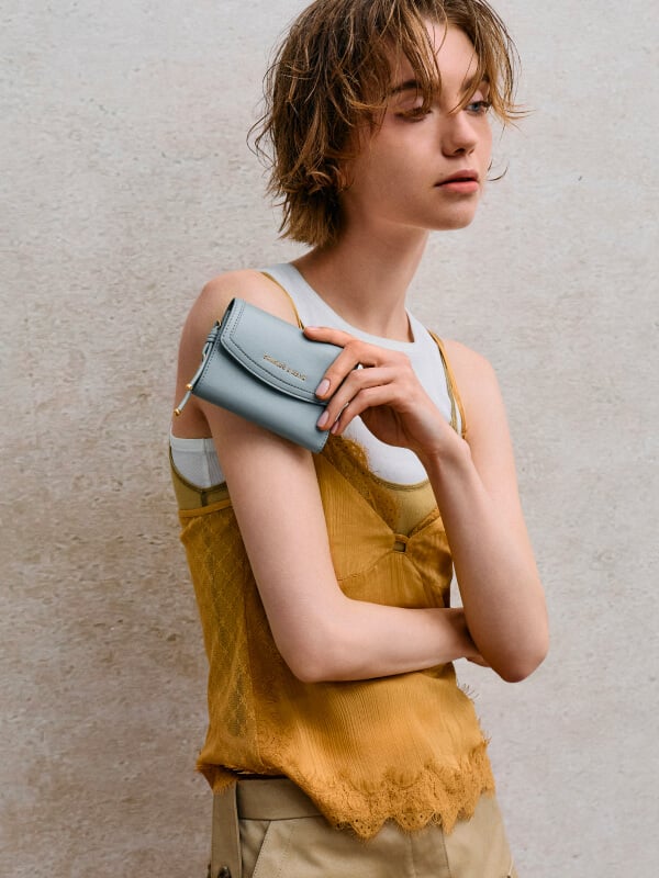 Women’s Haylen front-flap small wallet - CHARLES & KEITH