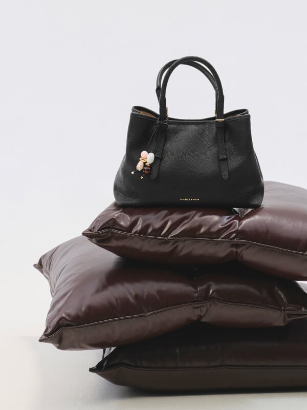 Women’s Baral bead-charm tote bag - CHARLES & KEITH
