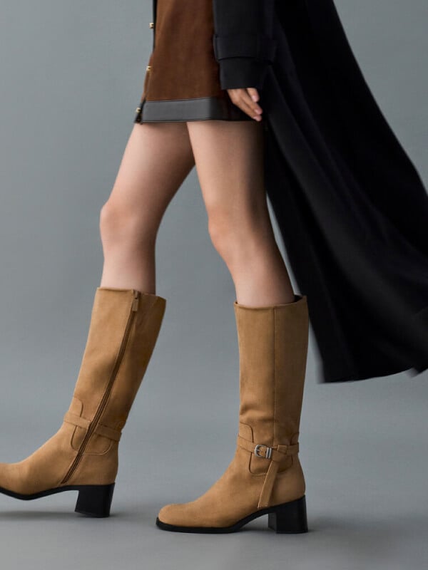 Women’s Eliza knee-high boots - CHARLES & KEITH
