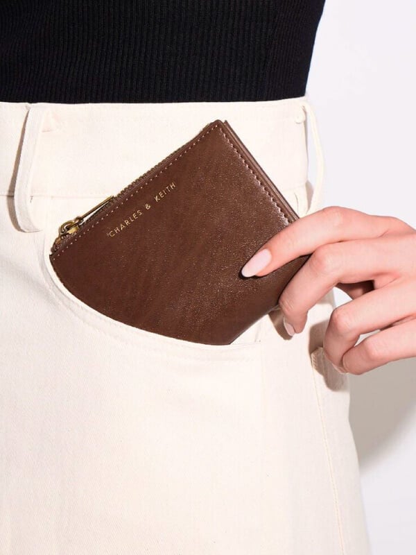 Women’s Harmonee top-zip small wallet - CHARLES & KEITH