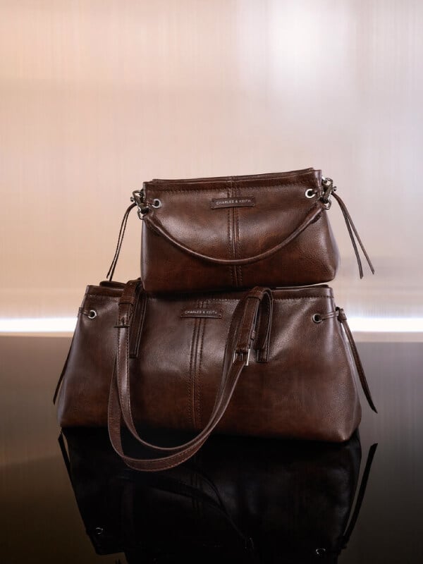 Women’s Noane elongated-handle shoulder bag and Noane top-handle bag - CHARLES & KEITH