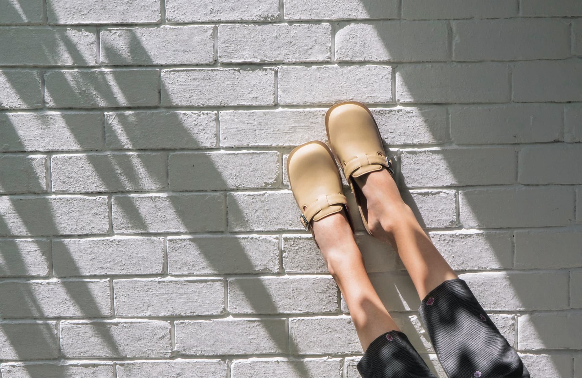 Women’s buckled round-toe loafer mules in yellow - CHARLES & KEITH