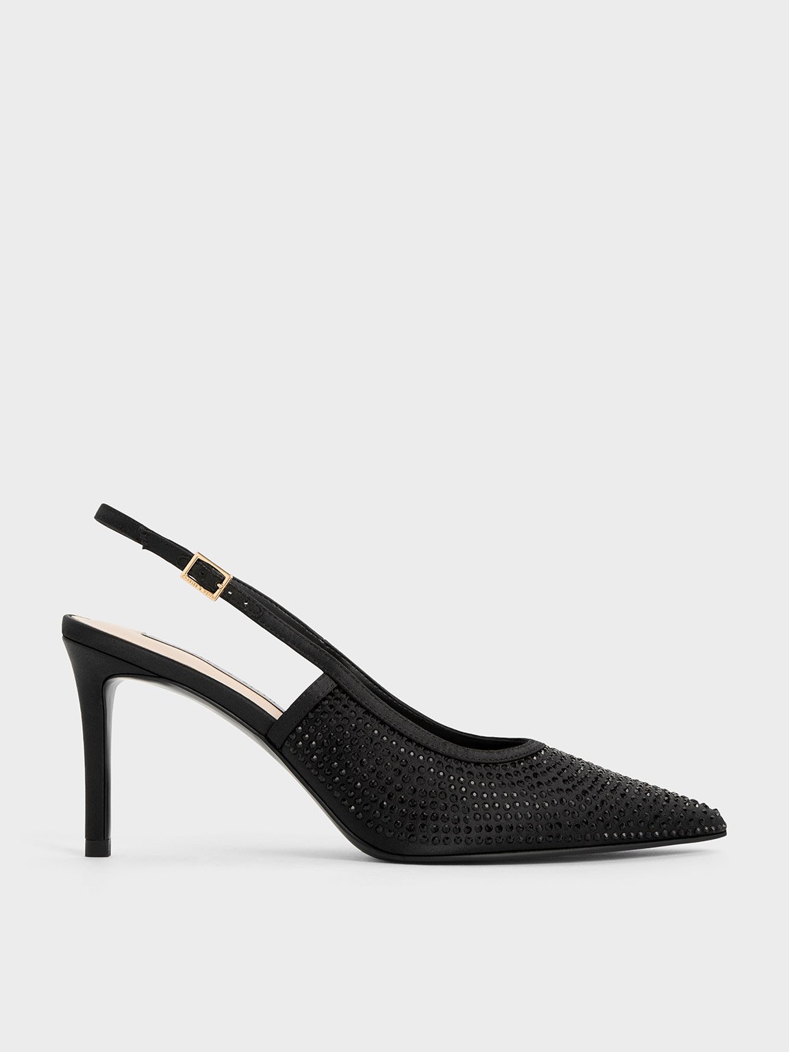 Satin slingback heels on sale