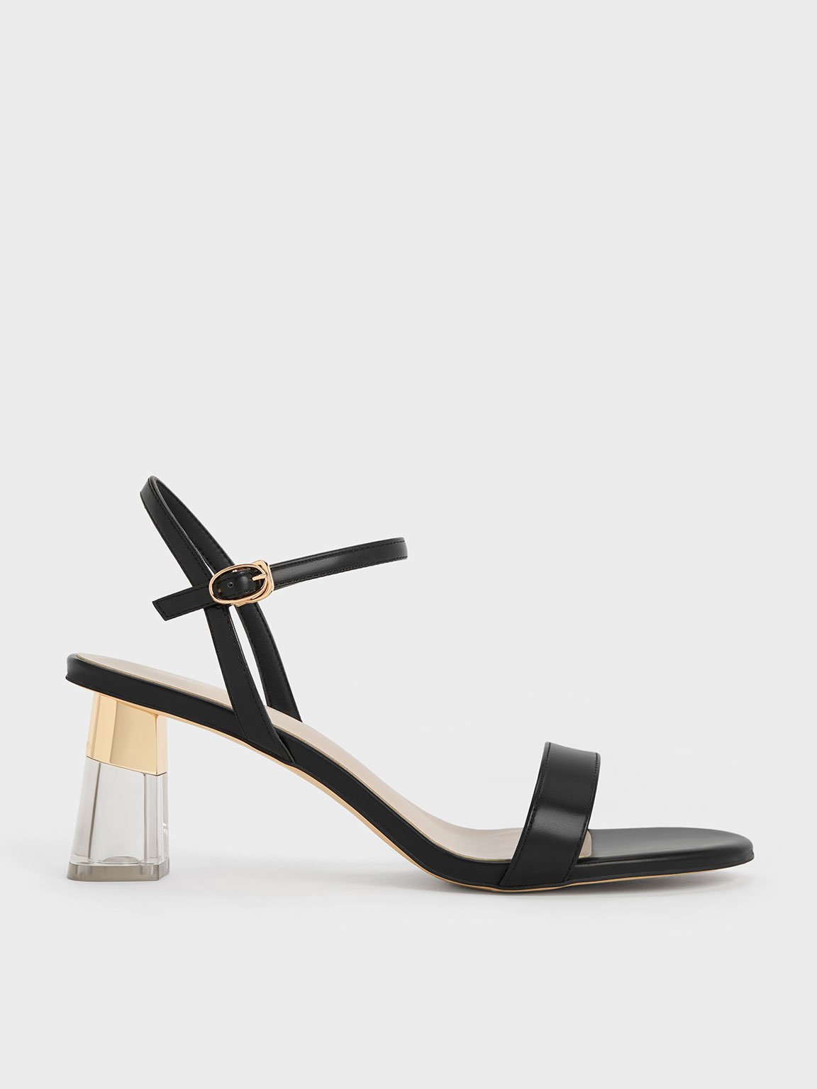 Charles and on sale keith lucite heels