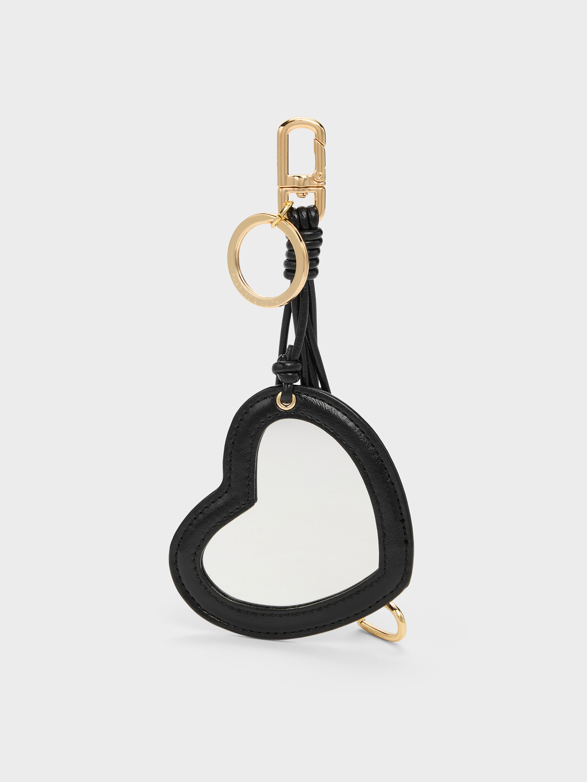 Ciara Heart & Key Charm - Black - CHARLES & KEITH TH