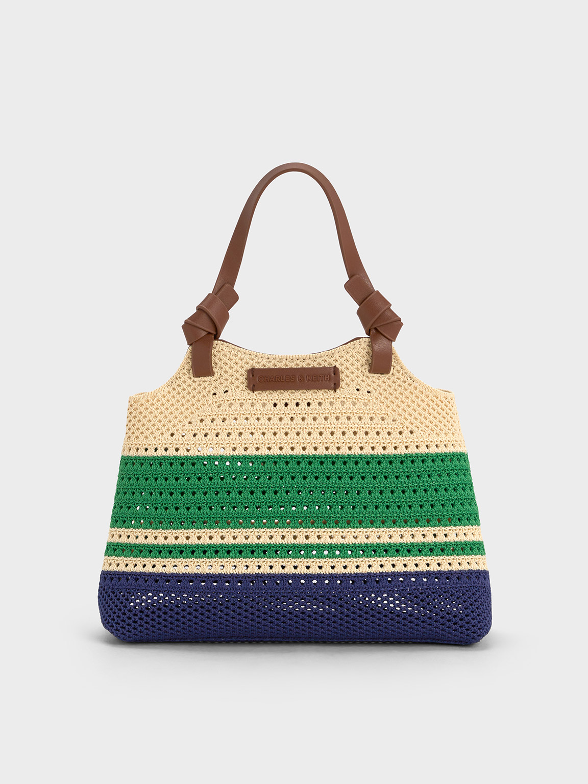 バッグ ABACA KNITTING SMALL TOTE BAG beautiful people（ビューティフルピープル）の「abaca knitting