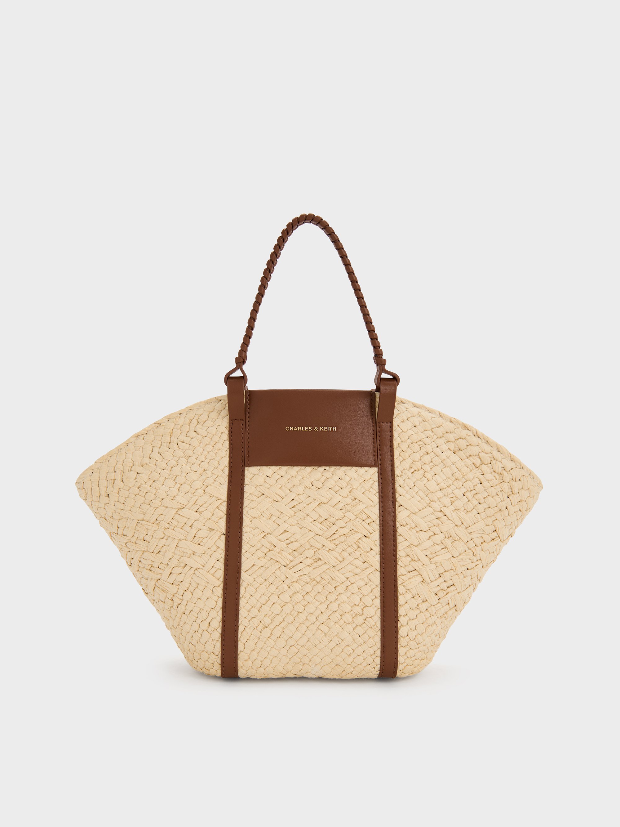 ★CHARLES&KEITH★Shalia Raffia Basket Bag カゴバック/送料込 ☆CHARLES&KEITH☆Shalia Raffia Basket Bag カゴバック/送料込