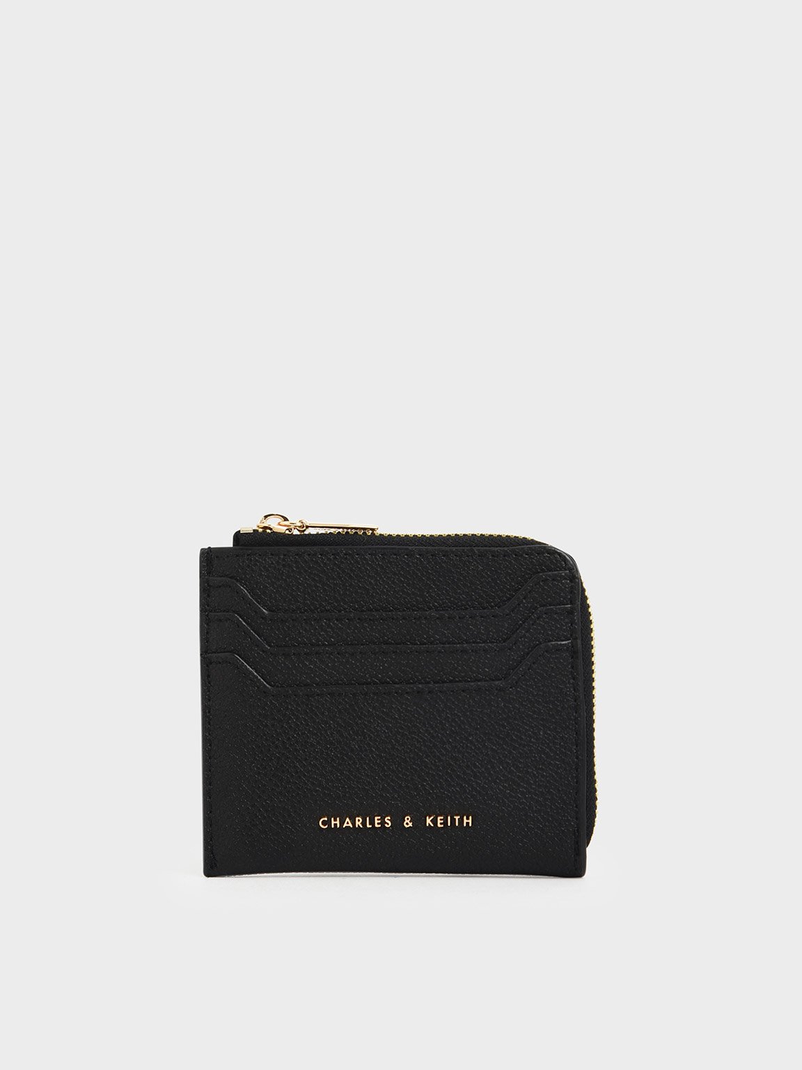 Black Small Zip Pouch - CHARLES & KEITH TH