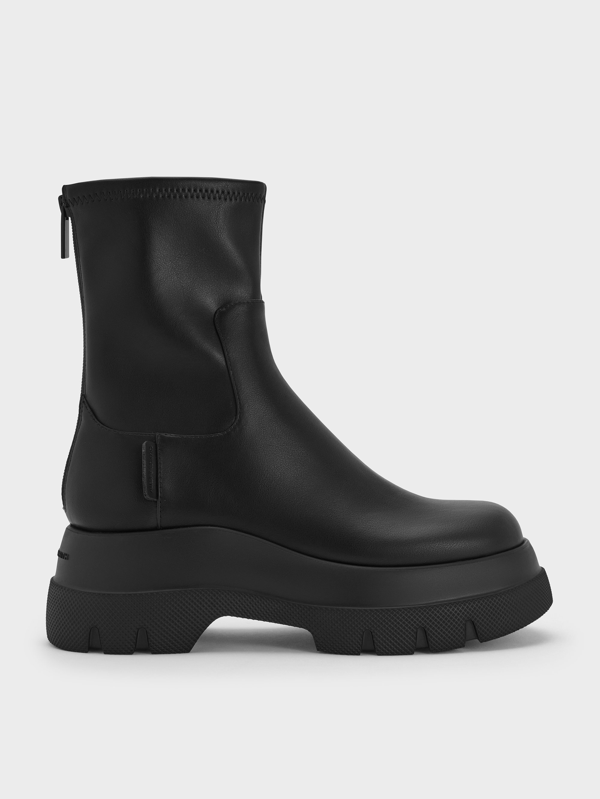 BLACK Bull　8枚 WIDE HEEL BUCKLE BOOTS - Black | ZARA United States